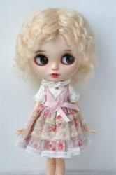 Newly Short Curly BJD Mohair Doll Wigs JD738
