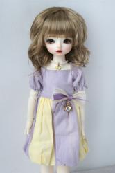 Lady Short Curly BJD Synthetic Mohair Doll Wigs JD260