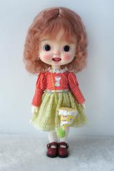 Newest Short Curly  BJD Mohair Doll Wig JD693