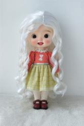 Long Curly Synthetic Mohair BJD Doll Wigs JD340L