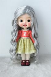 Long Curly Synthetic Mohair BJD Doll Wigs JD340L