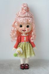 1/3 Fashion Upstyle BJD Synthetic Mohair Doll Wig For Size 9-10inch Blythe Doll JD737