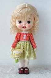 Newest Short Curly  BJD Mohair Doll Wig JD693