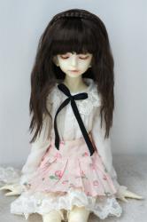 1/4 Short Curly BJD Synthetic Mohair Wig For Size 7-8 inch MSD Doll JD633