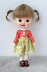 Lovely Twin Tail Mohair BJD Doll Wigs JD540