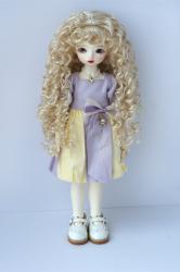 Long Wave Curly BJD Doll Wigs Synthetic Mohair JD145