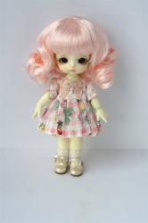 Fashion Short Curly BJD Doll Wigs Synthetic Mohair JD164