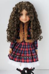 Long Curly BJD Synthetic Mohair Doll Wig JD073