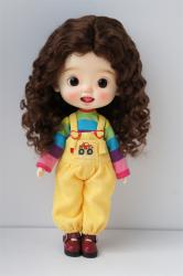 Lovely Curly BJD New Combed Mohair Doll Wig JD039L