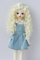 Long Curly BJD Synthetic Mohair Doll Wig  JD073