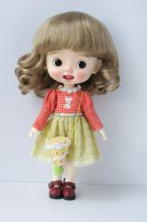 Fashion Short Curly BJD Doll Wigs Synthetic Mohair JD164