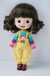 Fashion Short Curly BJD Doll Wigs Synthetic Mohair JD164