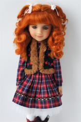 Lovely Curly Soft BJD Mohair Doll Wigs JD187