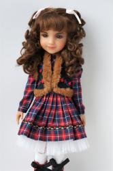 Lovely Curly Soft BJD Mohair Doll Wigs JD187