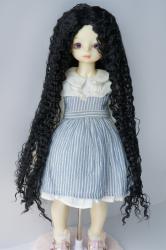 Pretty Long Curly Doll Wigs Synthetic Mohair JD220