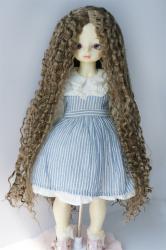 Pretty Long Curly Doll Wigs Synthetic Mohair JD220