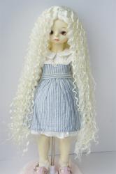 Pretty Long Curly Doll Wigs Synthetic Mohair JD220