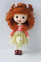 Lovely Curly BJD Mohair Doll Wigs JD187