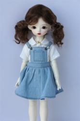 Newly Cute Braids BJD Mohair Doll Wigs JD816