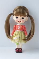 New Arrival Cute Braids BJD Synthetic Mohair Doll Wigs JD818