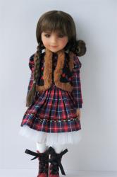 Pretty Braids BJD Synthetic Mohair Doll Wigs JD838