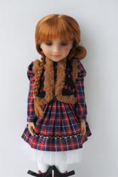 Pretty Braids BJD Synthetic Mohair Doll Wigs JD838