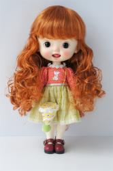 Long Curly  BJD Synthetic Mohair  Doll Wig JD815