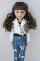 Long Curly  BJD Synthetic Mohair  Doll Wig JD815