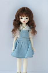 Pretty Short Curly Mohair BJD Doll Wigs JD842