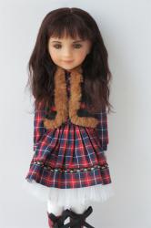 Pretty Short Curly Mohair BJD Doll Wigs JD842