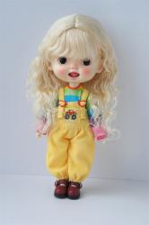 Pretty Short Curly Mohair BJD Doll Wigs JD842