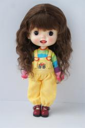 Pretty Short Curly Mohair BJD Doll Wigs JD842