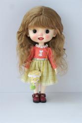 Pretty Short Curly Mohair BJD Doll Wigs JD842