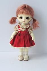 Newest Lovely Two Braids BJD Mohair Doll Wigs JD806