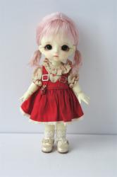 Newest Lovely Two Braids BJD Mohair Doll Wigs JD806