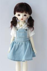 Newest Lovely Two Braids BJD Mohair Doll Wigs JD806