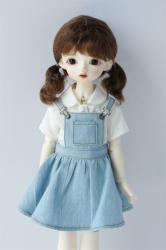 Newest Lovely Two Braids BJD Mohair Doll Wigs JD806