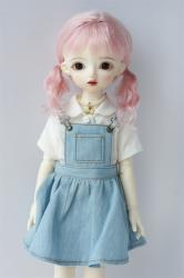 Newest Lovely Two Braids BJD Mohair Doll Wigs JD806