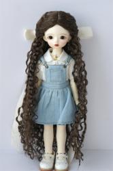 JD802 Pretty Long Curly BJD Doll Wigs YOSD Synthetic Mohair Hair