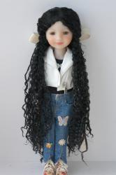 JD802 1/3 Pretty Long Curly BJD Doll Wigs SD Synthetic Mohair Hair