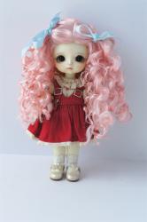 JD797 Long Pretty BJD Synthetic Mohair Doll Wig 