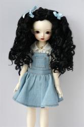 JD797 Long Pretty BJD Synthetic Mohair Doll Wig 