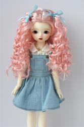 JD797 Long Pretty BJD Synthetic Mohair Doll Wig 