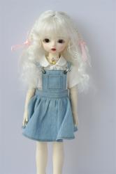 Pretty Short Curly Mohair BJD Doll Wigs JD850