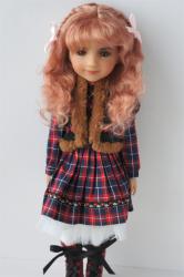 Pretty Short Curly Mohair BJD Doll Wigs JD850