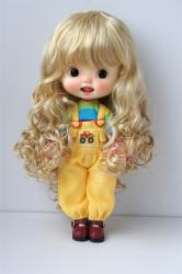 Long Curly Synthetic Mohair BJD Doll Wig JD311