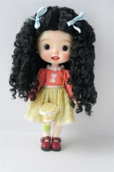 JD797 Long Pretty BJD Synthetic Mohair Doll Wig 