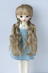 Pretty Long BJD Synthetic Mohair Doll Wig JD786