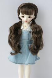 Pretty Long BJD Synthetic Mohair Doll Wig JD786