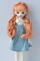 Pretty Long BJD Synthetic Mohair Doll Wig JD786